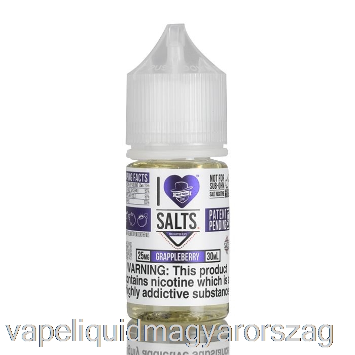 Grappleberry - I Love Salts - 30ml 50mg Vape E Cigi